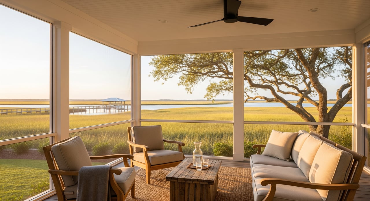 Screened Porch Ideas for Pamlico River Breezes