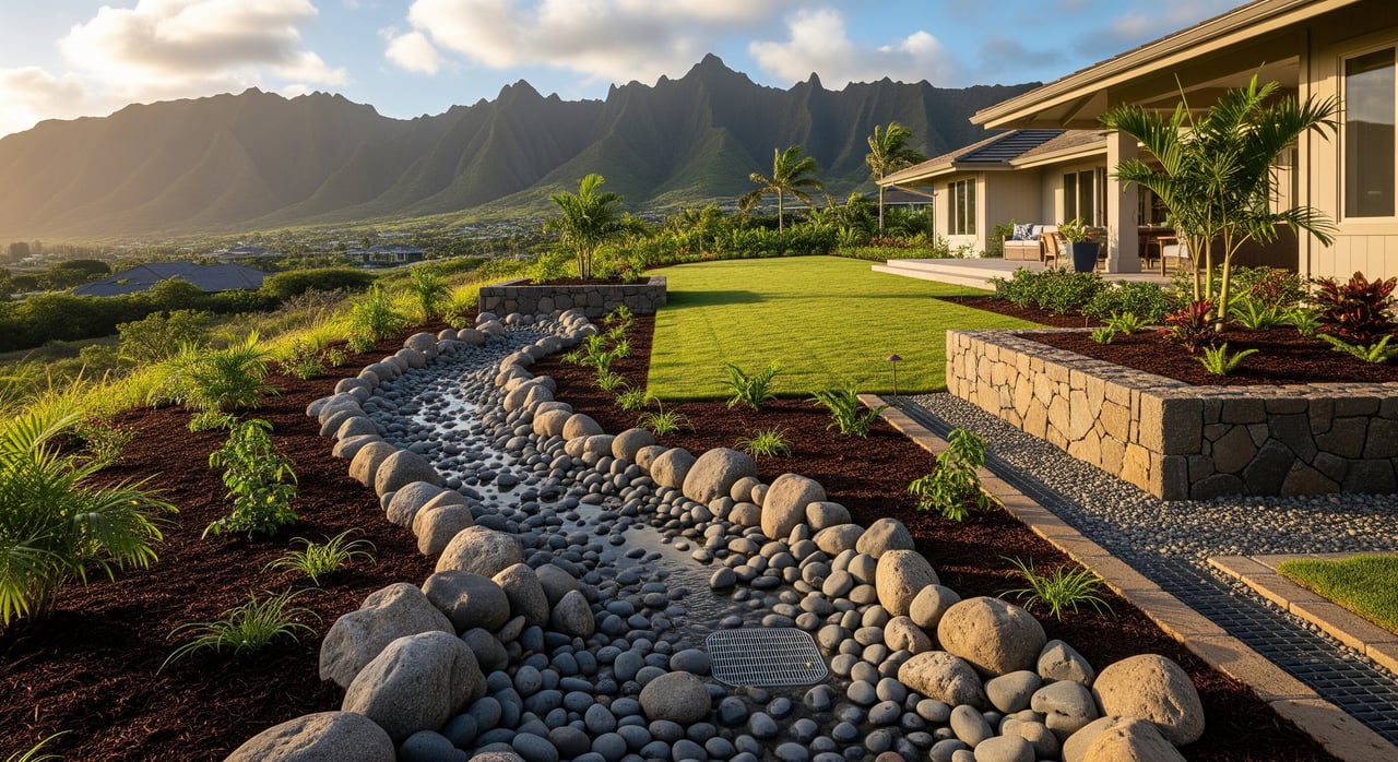 Drainage Basics For Kaneohe Yards & Hillsides