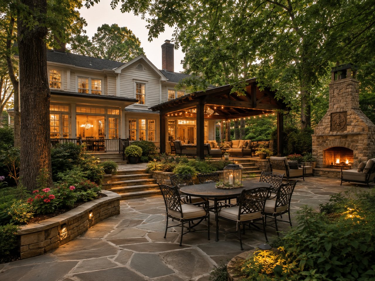 Designing an Outdoor Living Space in Roswell: Ideas That Work With Older Homes and Mature Trees