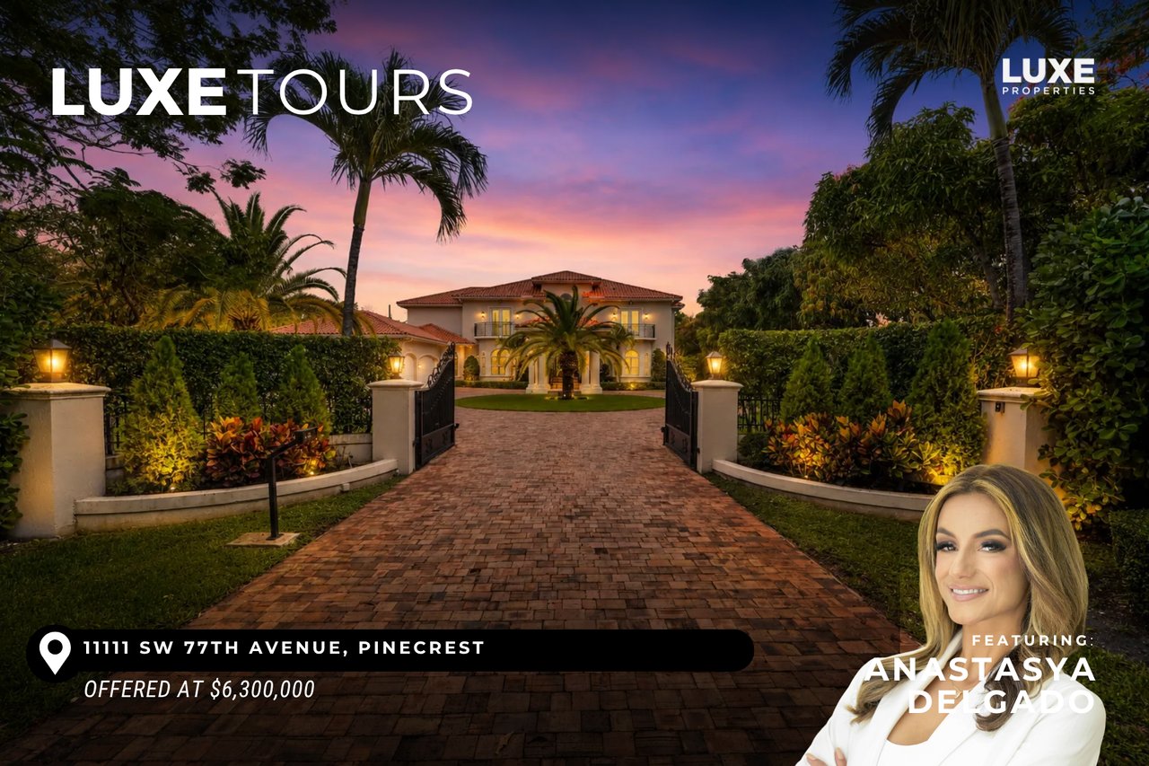 LUXE Tours Presents: 11111 SW 77th Ave, Pinecrest, FL ​ | Spectacular Pinecrest Corner Estate For Sale