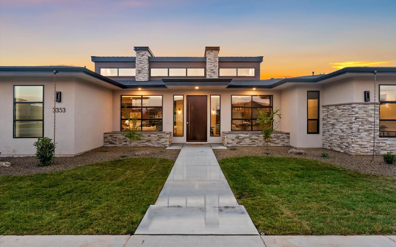 New Construction Home With Volcano Granite Island