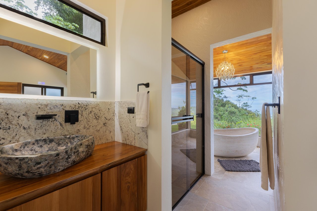 “NESTLED IN” LUXURY HOME AND GUEST HOUSE – A MOUNTAIN SANCTUARY – 3.4 ACRES