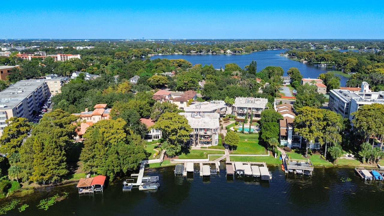 Elegant Lake Virginia Residence in Winter Park's Perle du Lac