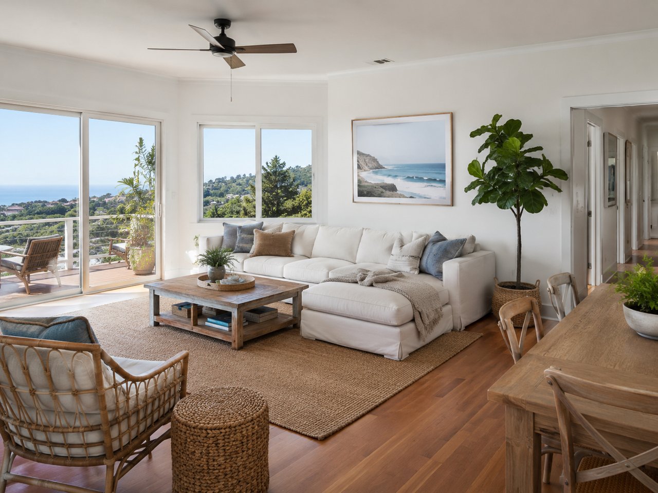 Well-maintained Central Coast home interior with natural light, clean finishes, and visible signs of careful ownership.