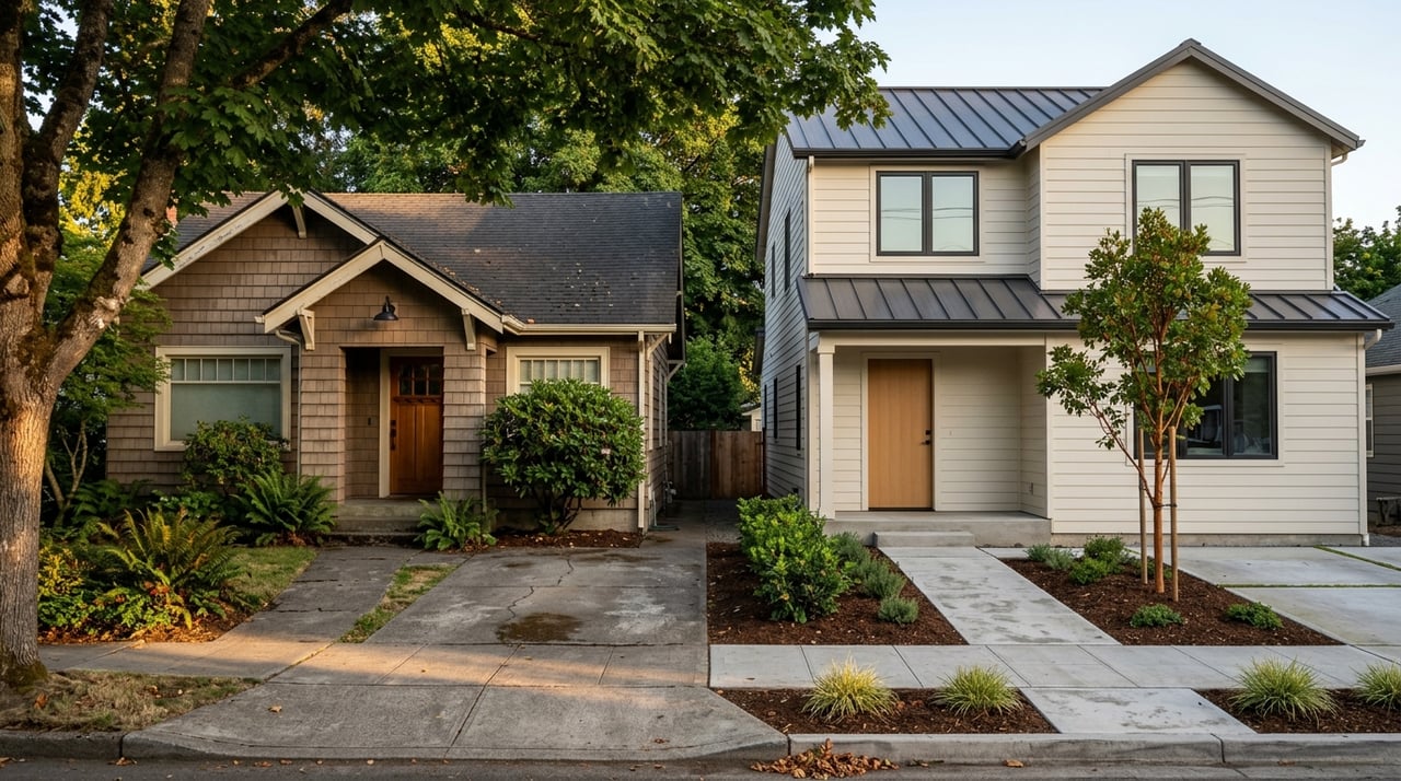 Courtenay’s Newer Neighbourhoods Versus Established Streets