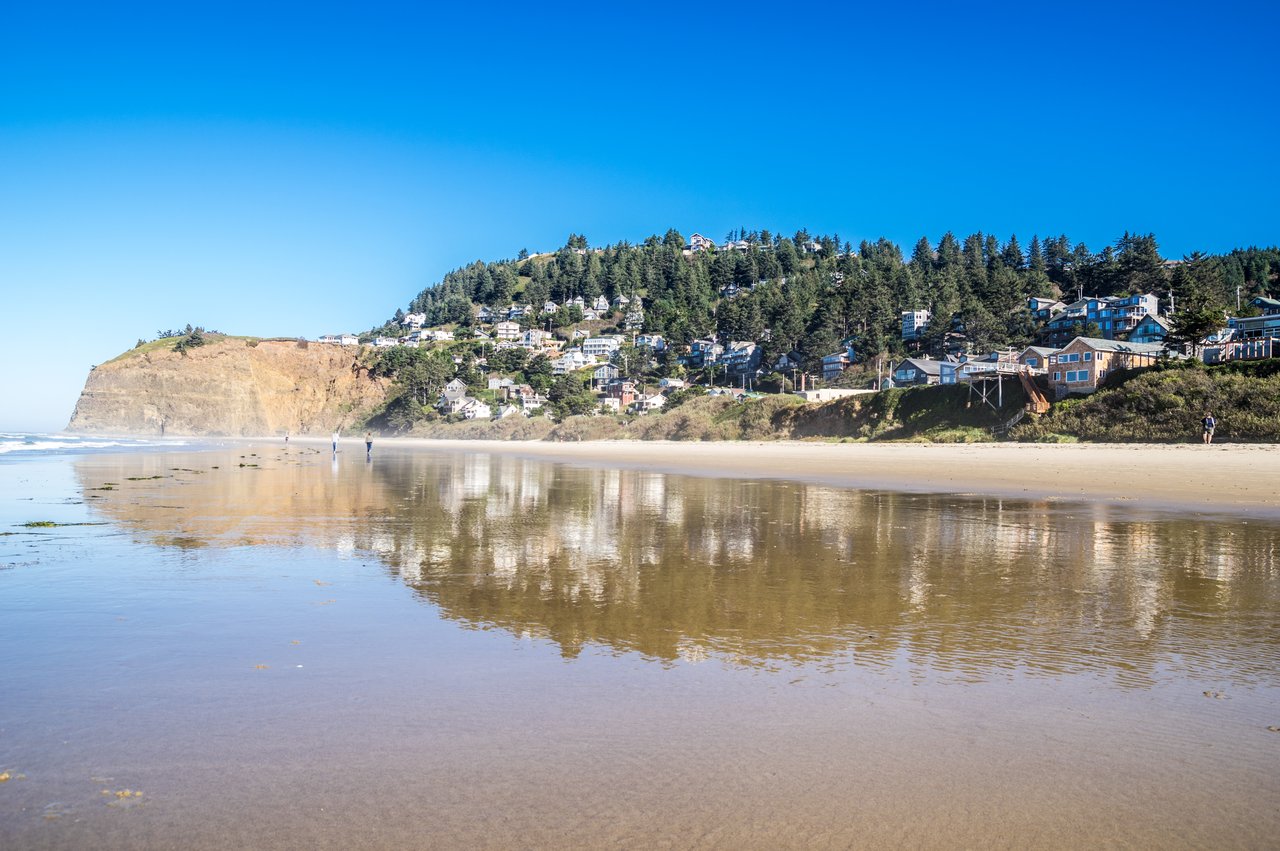 The tiny village of Oceanside is known for agate hunting and stunning views.