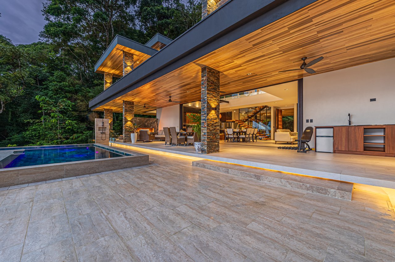 Gated Community with Ocean Views and Waterfall