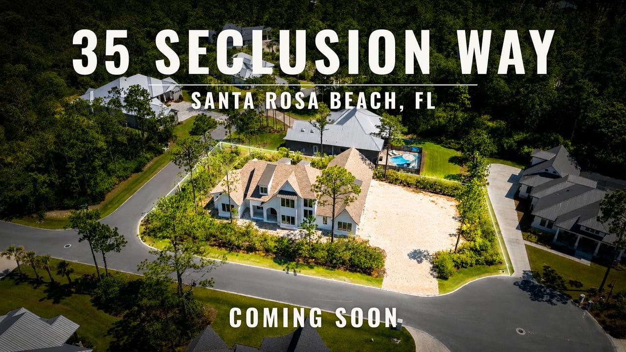 Coming Soon in Seclusion Bay | 35 Seclusion Way Construction Update in Santa Rosa Beach, FL