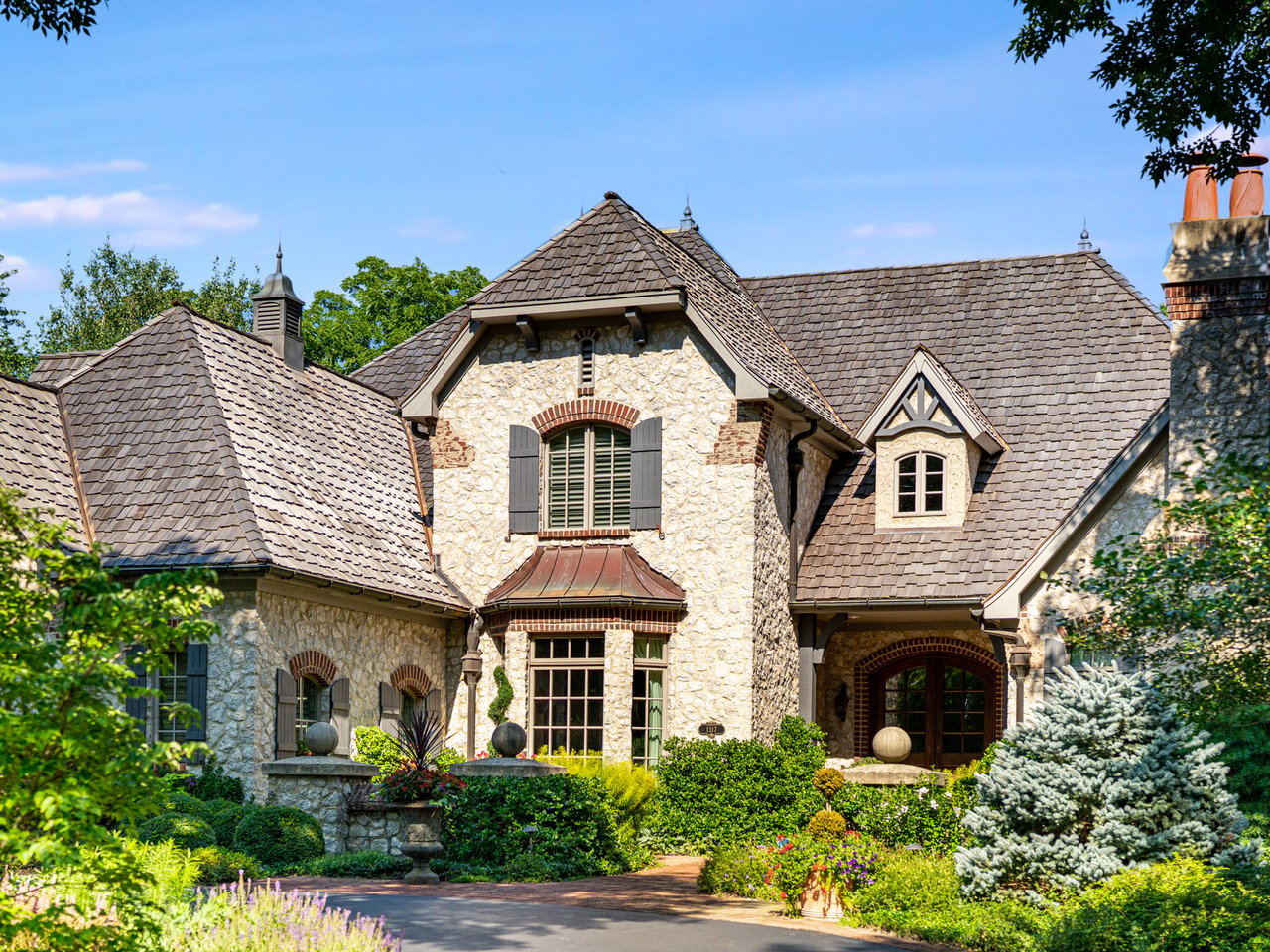 French Country Manor Home