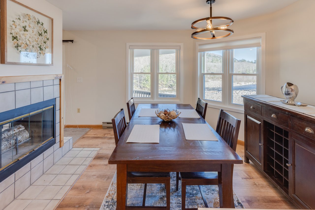 Ski Season Rental with panoramic water and mountain views