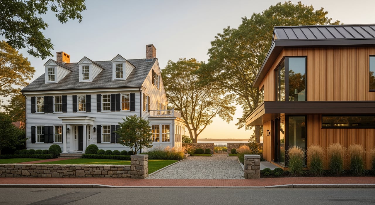 New Construction vs Historic Homes in East Greenwich