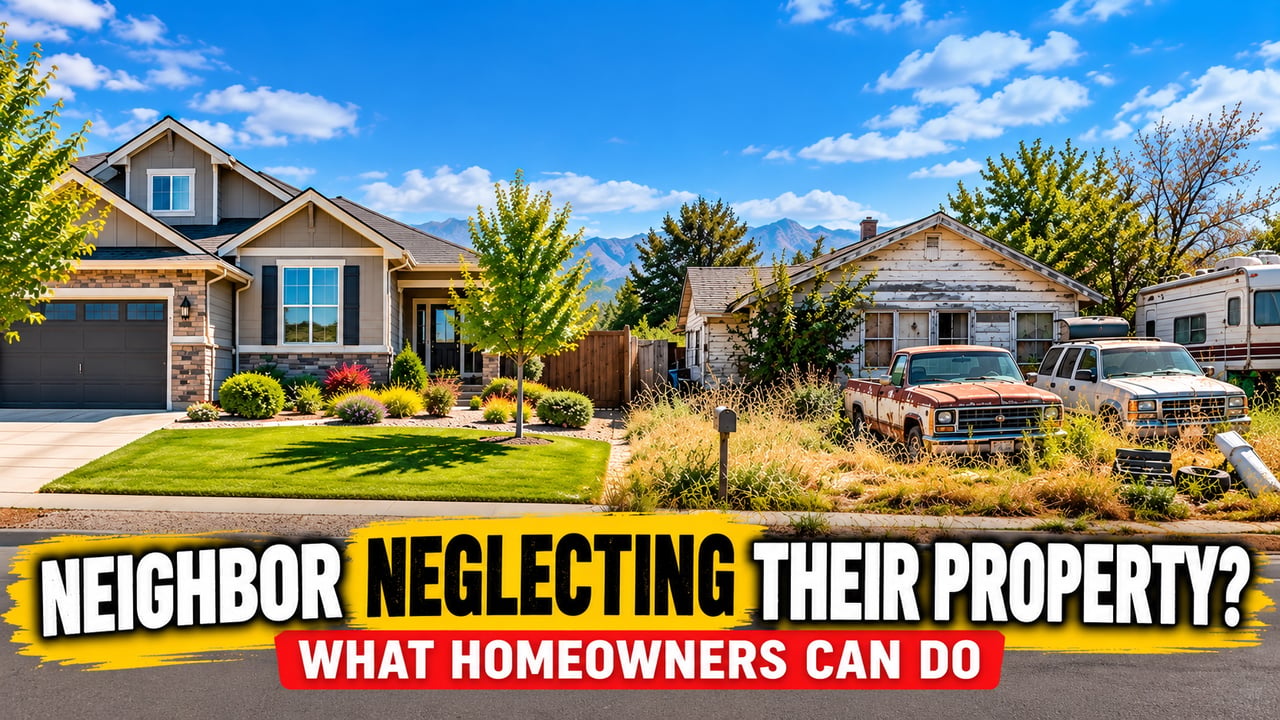 Neighbor neglecting their property? What homeowners can do.