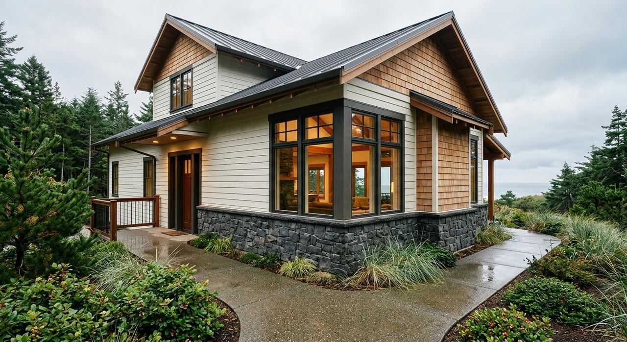 Home Styles And Coastal Architecture In Manzanita, OR