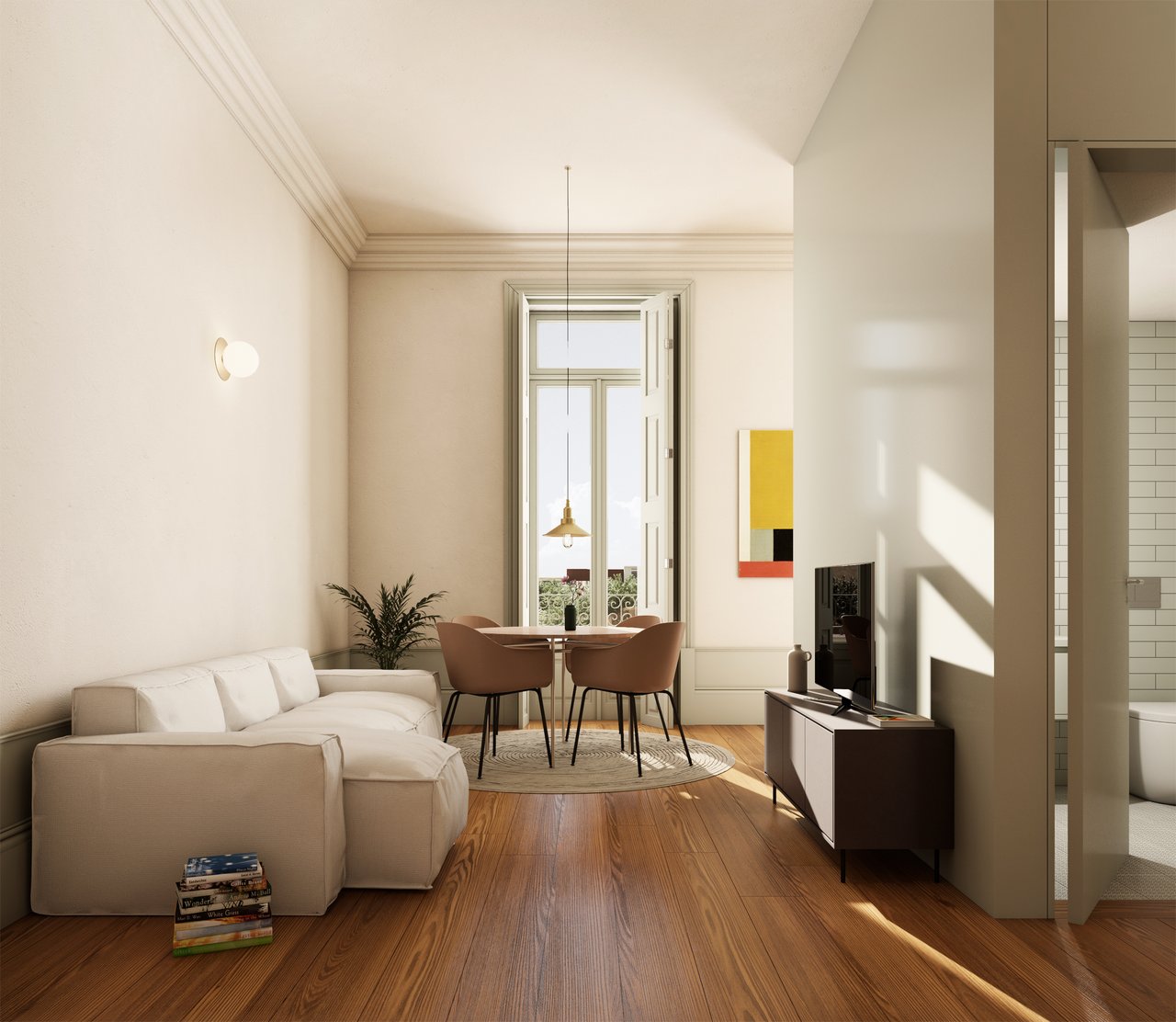 Sophisticated Urban Studio in Downtown Porto