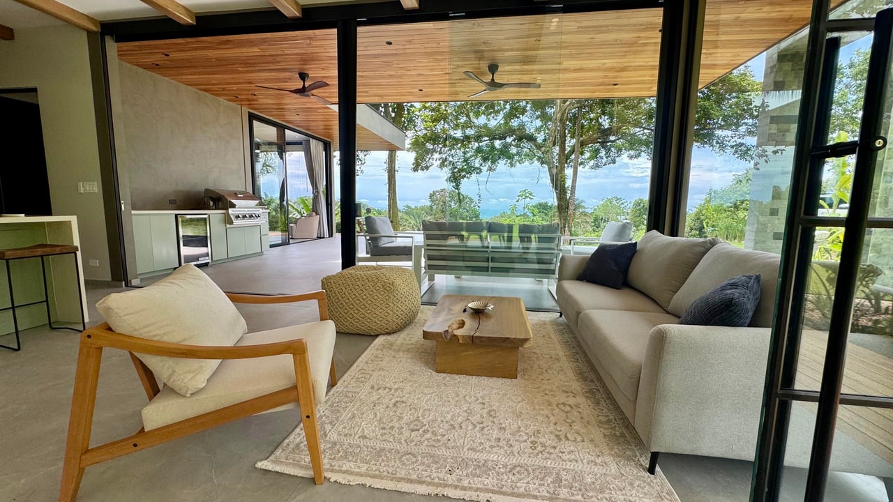 Move-In Ready Villa in Playa Hermosa with Ocean and Mountain Views - 3 beds, 3 baths.