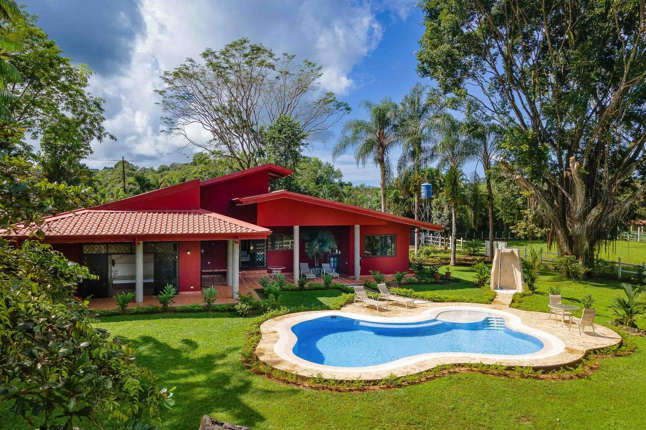 Nearly 50 Acres of Natural Beauty Amazing Mountain Views Luxury Nature Estate in Naranjito, Quepos