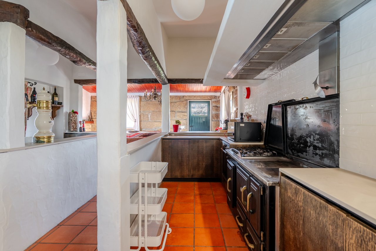 Exceptional Renovated Estate with 4 Residences, Pool & Orchard Near Porto