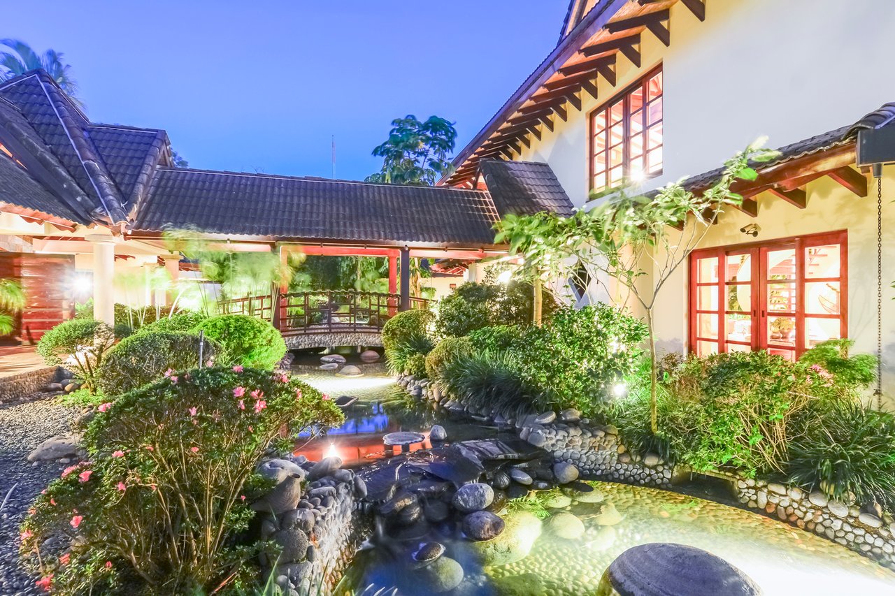 Large Farm With Balinese Style Mansion