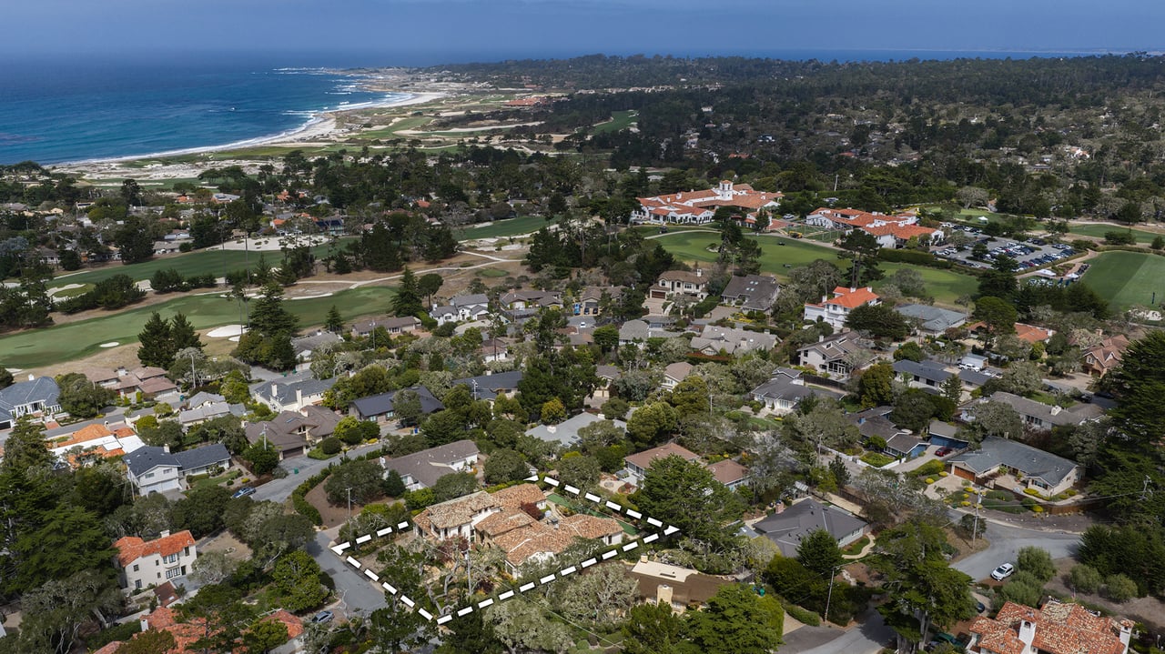 Striking Pebble Beach Residence Near MPCC