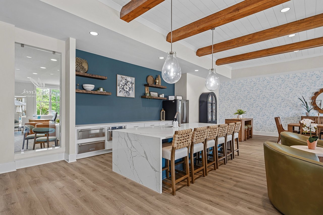 Clubhouse Kitchen at Hatcher Creek in Oxford, NC