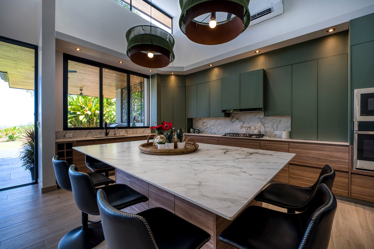 New Ocean View Luxury Home Bordering Forest Reserve