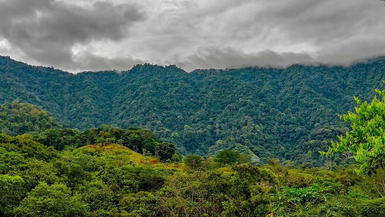 Private 2-Bed Hacienda with Ocean & Mountain Views, Pool & Development Potential in Ojochal