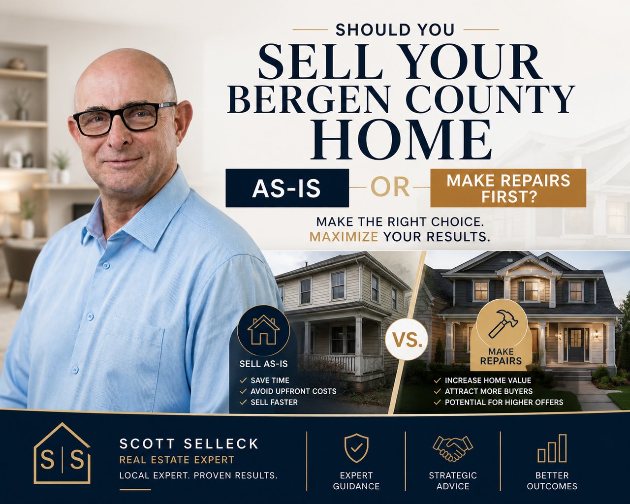 Should You Sell Your Bergen County Home As-Is or Make Repairs First?