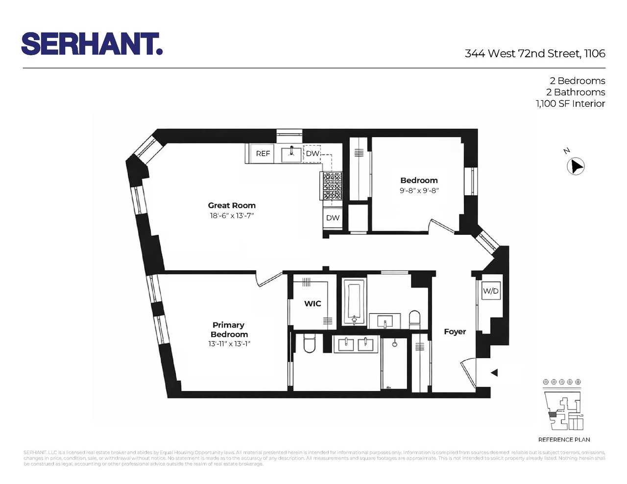 344 W 72ND Street 1106