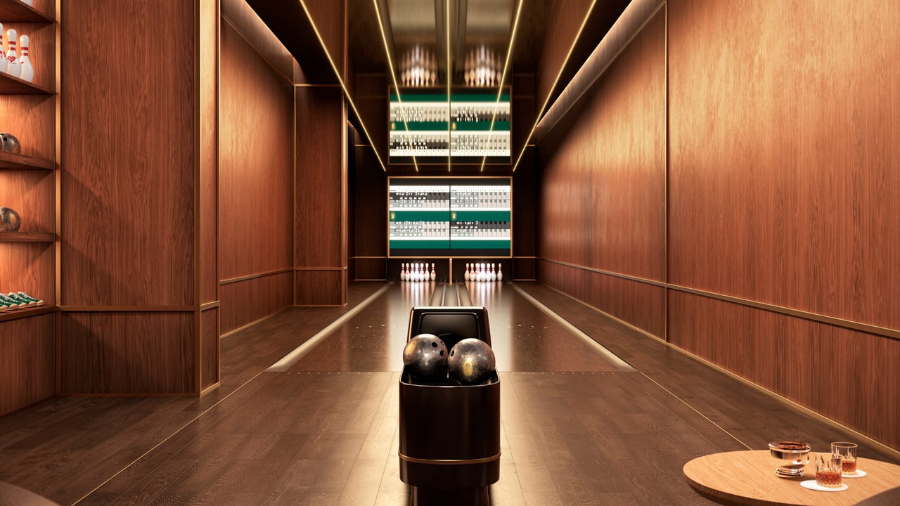 Shell Bay game room bowling 