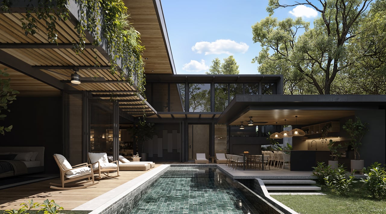 Casa Arazá | Refined Tropical Architecture Steps from Playa Grande