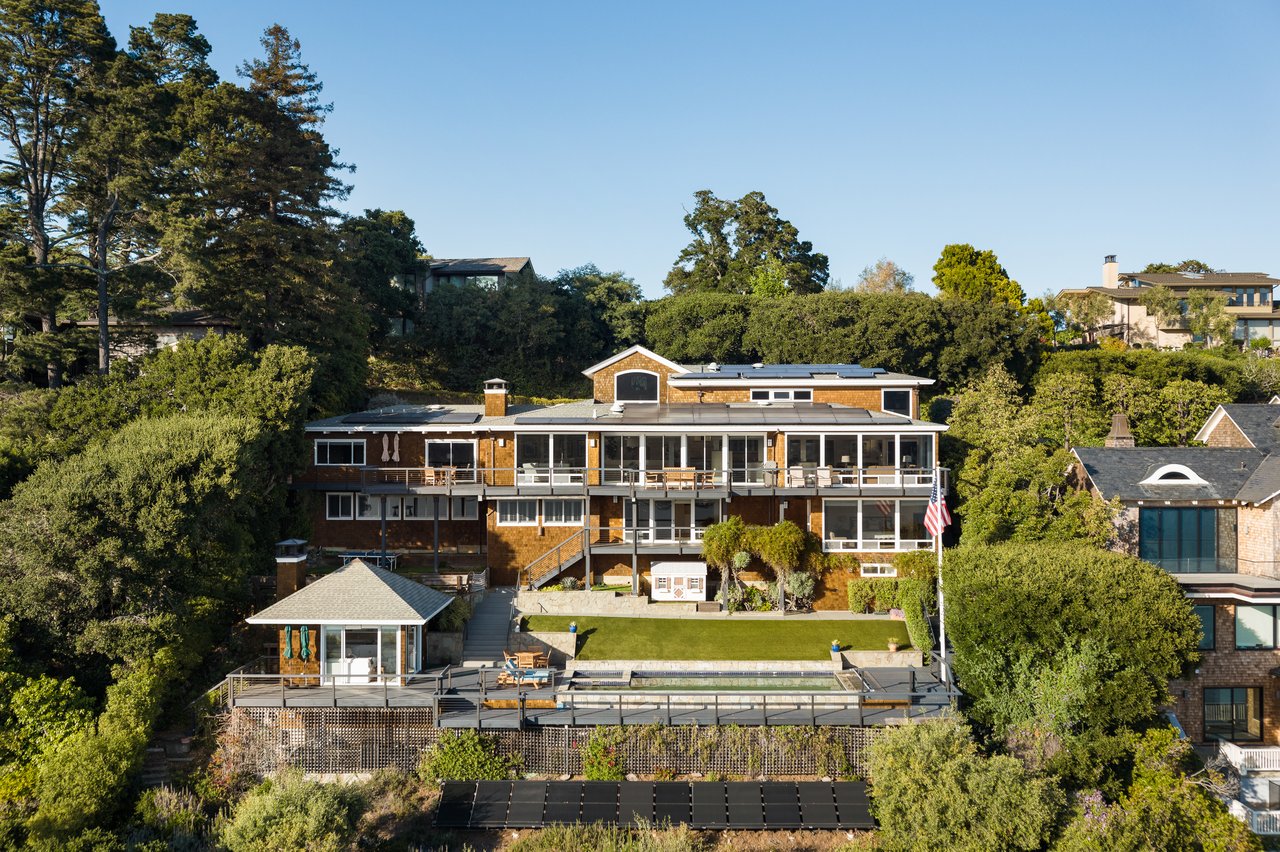 Exceptional Setting with views spanning San Francisco, the Golden Gate Bridge, Sausalito, and across the bay