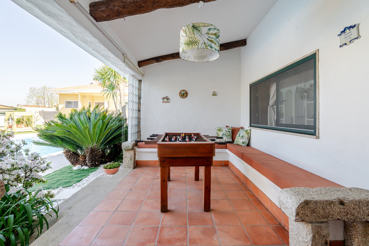 Exceptional Renovated Estate with 4 Residences, Pool & Orchard Near Porto