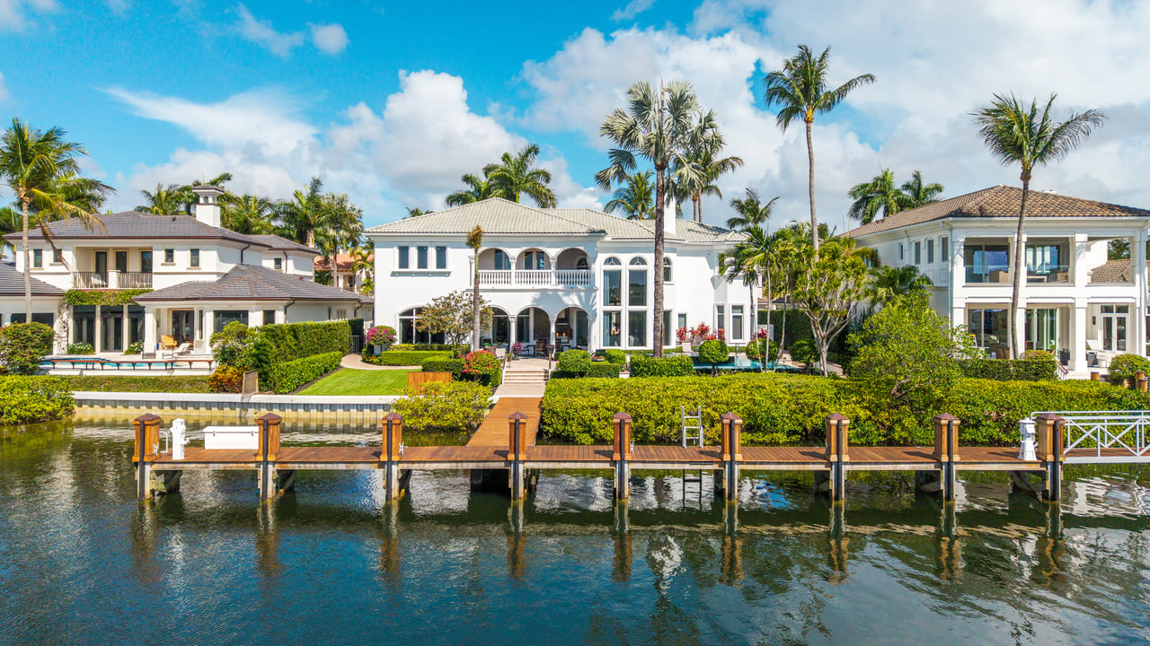 Palm Beach Gardens Waterfront Compound | 200' Deepwater Dockage | Harbour Isles