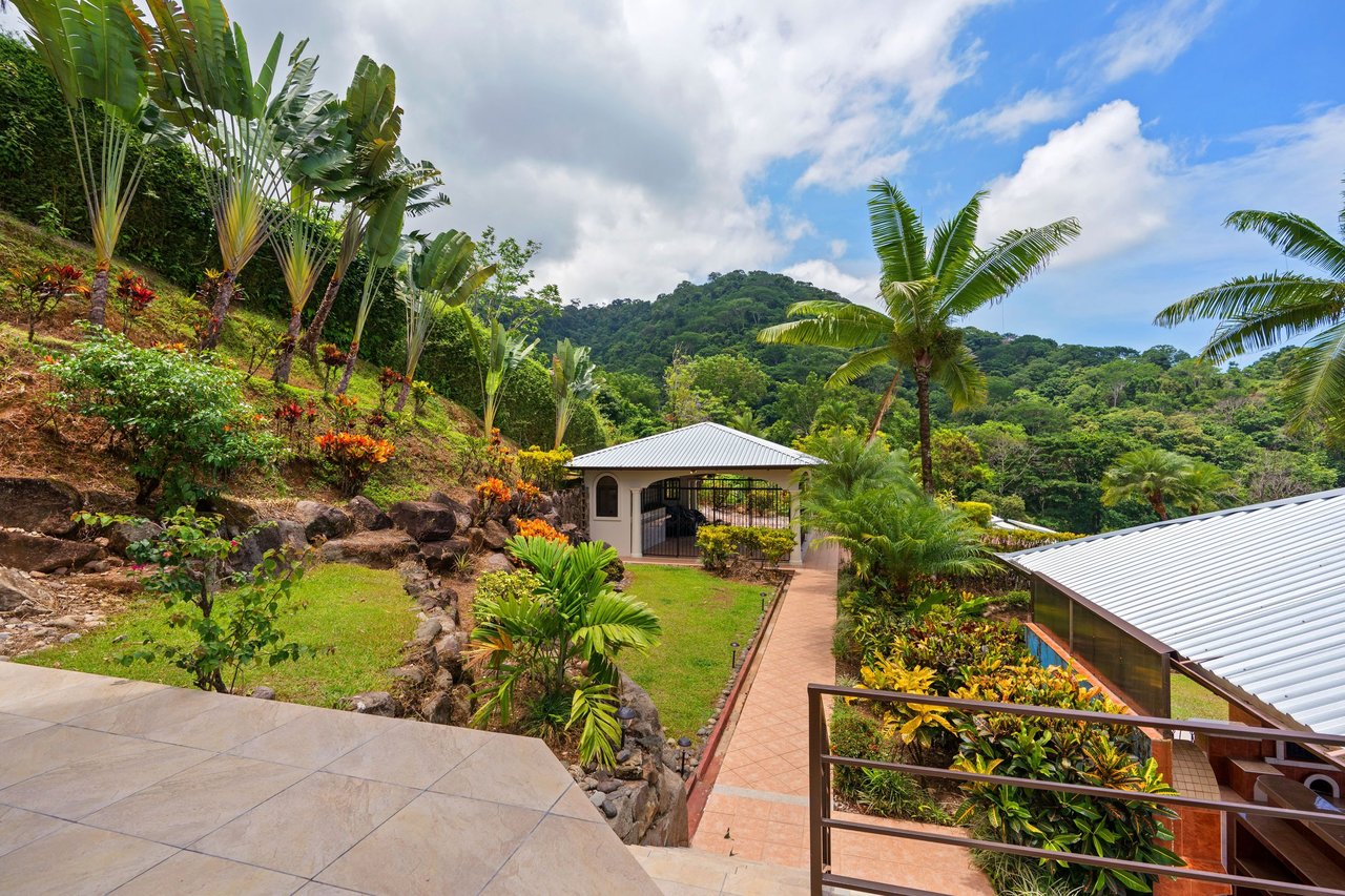 OCEAN VIEW ESTATE HOME WITH GUEST BUNGALOW, CARETAKER HOME, FRUIT TREES, AND WATERFALL – 3.47 ACRES