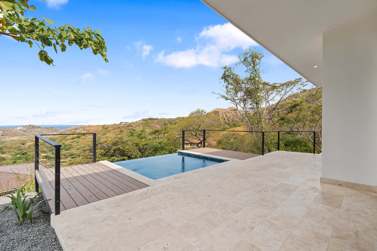 Casita Dorado | 2 Bedroom Ocean View Home with Large Lot in Playa Flamingo Costa Rica