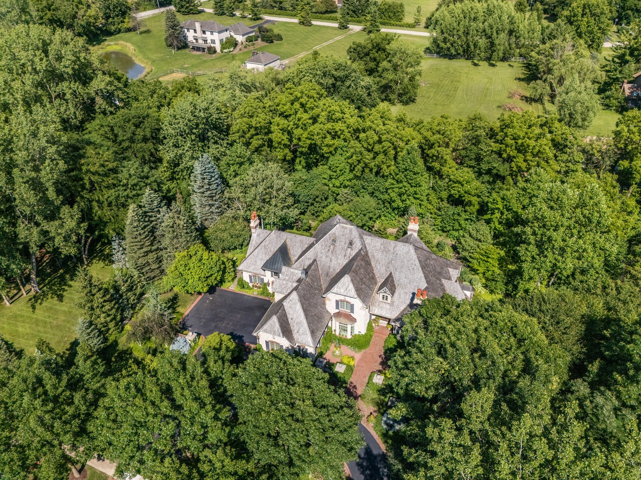 French Country Manor Home
