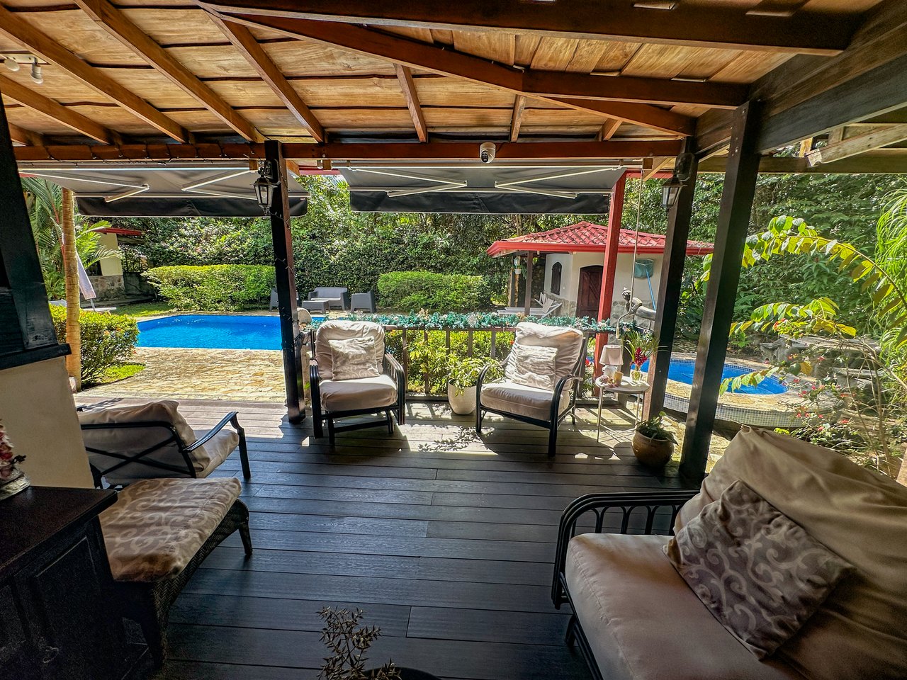 A riverfront 3-bed home on a large property In Ojochal, Costa Rica