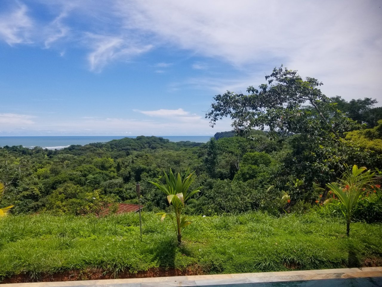 Spectacular Ocean View, Giant Resort Site, New Private Preserve Home perched on the Ojochal Front Ridge