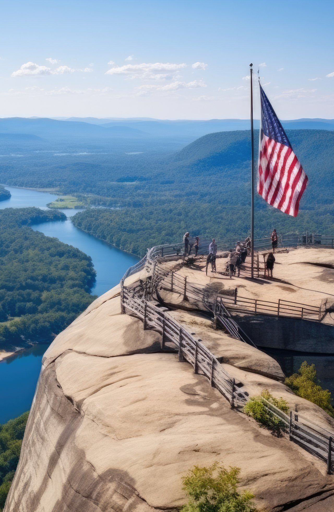 Flag representing home in the mountains North Carolina Vignette Realty