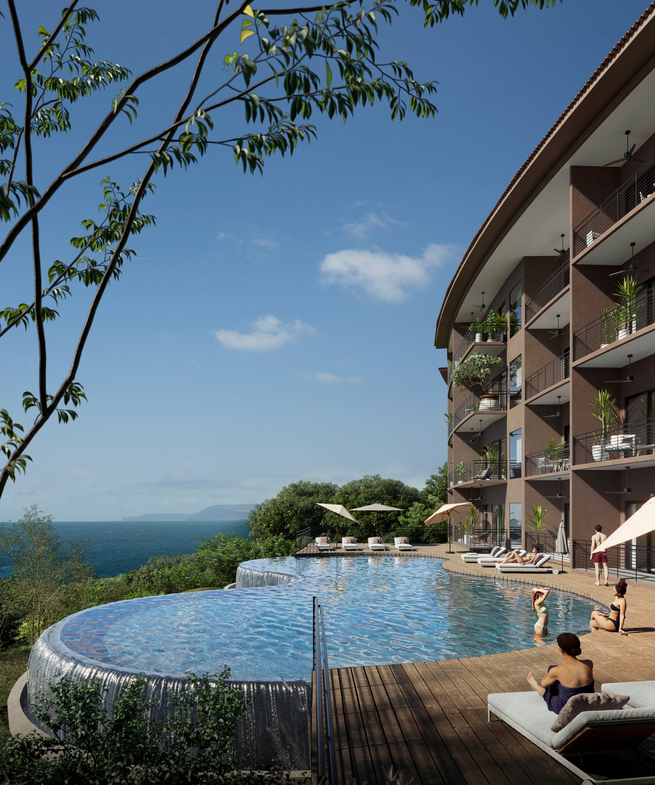 Brand New West Facing Top-Floor Retreat #B408
