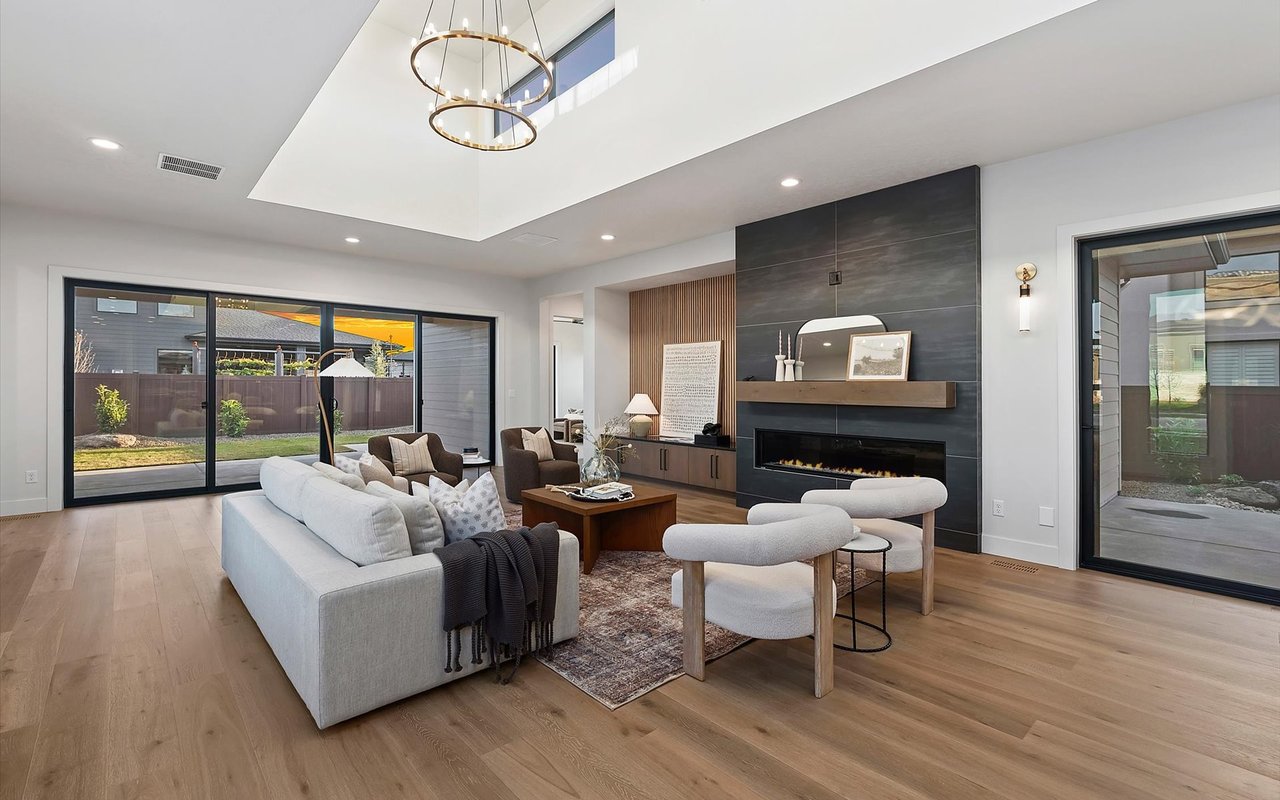 New Construction Home With Volcano Granite Island