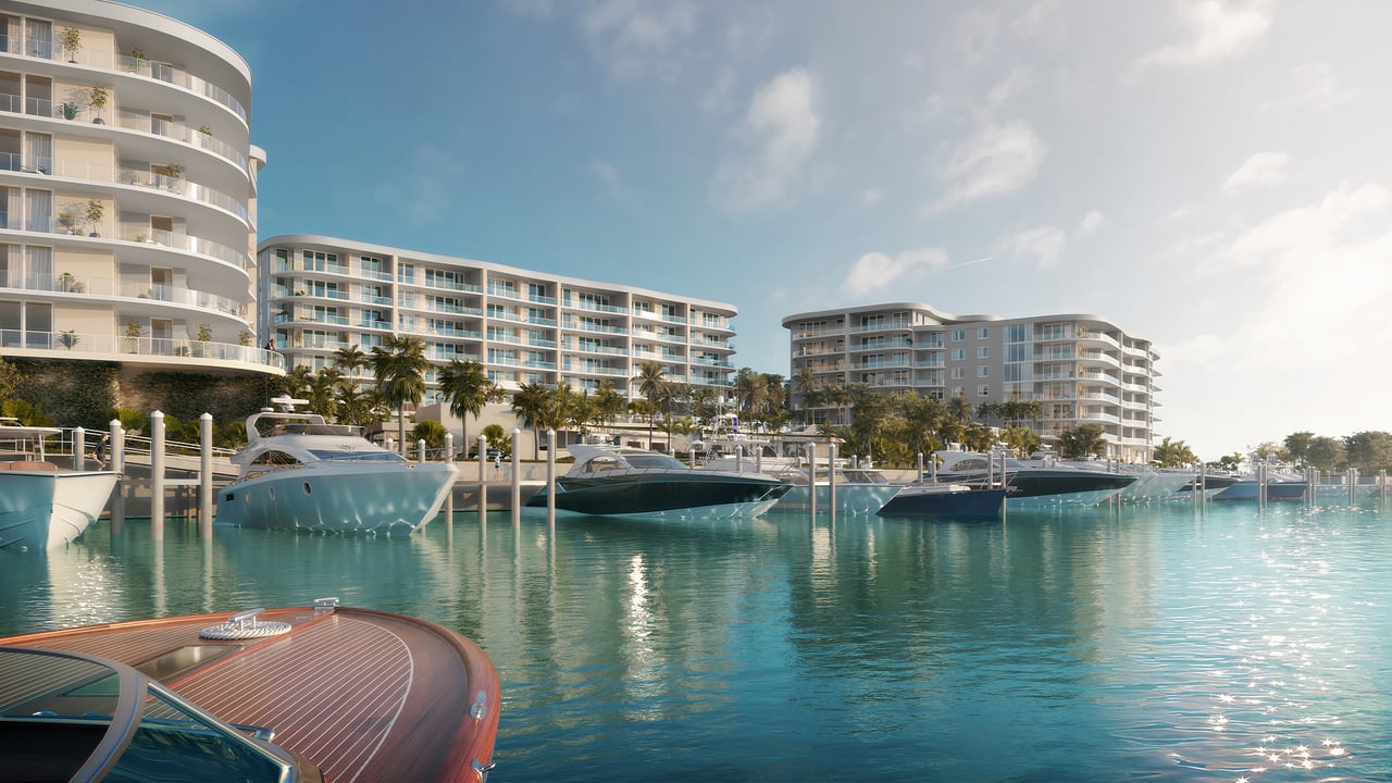 The Ritz-Carlton Palm Beach marina private dock 