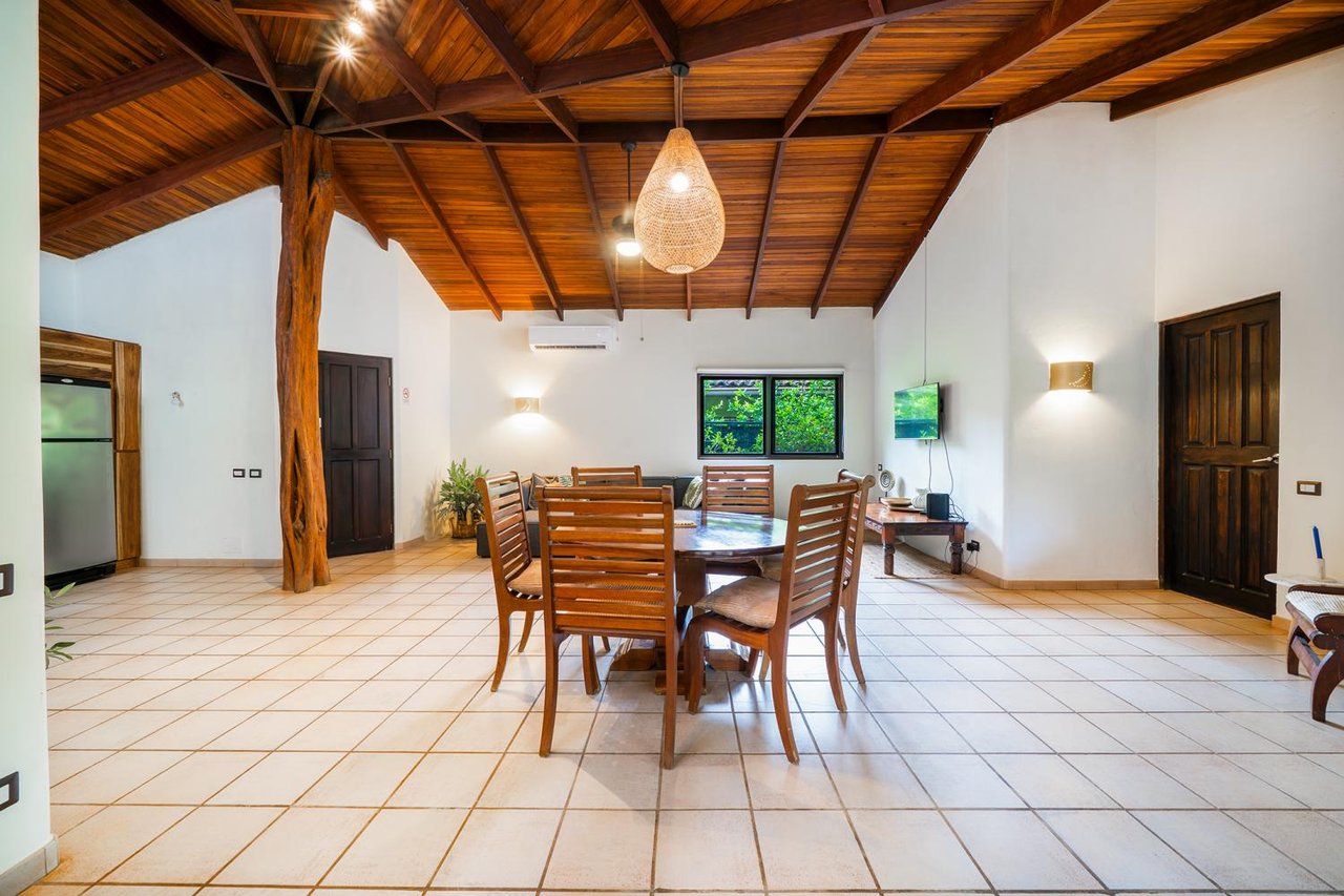 Villa Orquidea #17 | Charming 2-Bedroom Tropical Villa with Private Pool, Steps from Playa Langosta