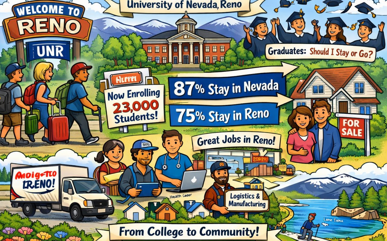 How the University of Nevada, Reno Shapes Population Growth and Why Many Graduates Choose to Stay