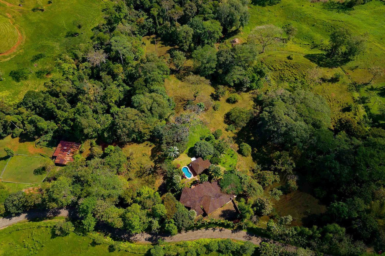 Nearly 50 Acres of Natural Beauty Amazing Mountain Views Luxury Nature Estate in Naranjito, Quepos