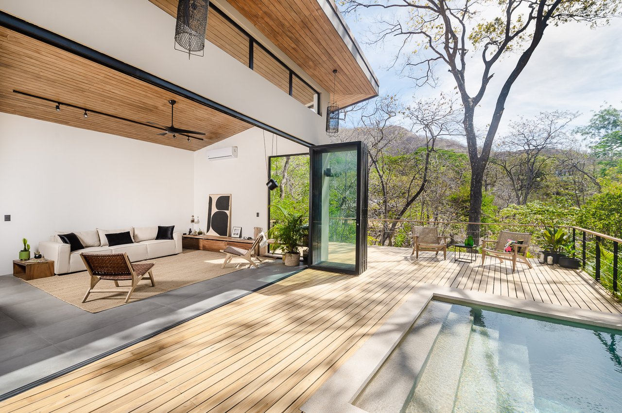 Casa Jungla | Contemporary 4-Bedroom Home with Private Pool in Las Ventanas, Playa Grande