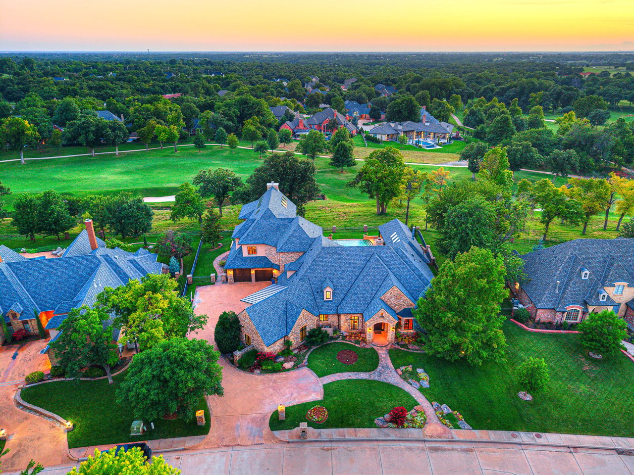 The Agency Oklahoma Listing of the Week: Oak Tree National's Most Extraordinary Estate - Wyatt Poindexter - The Agency OKC & Tulsa