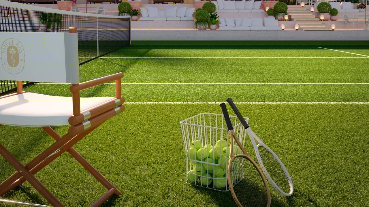 Shell Bay racquet court