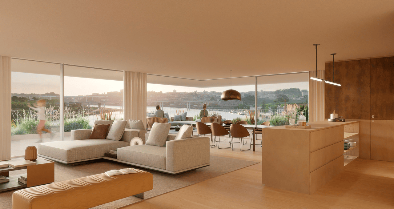 Elegant Four-Bedroom  Apartment with Private Pool and Douro Views