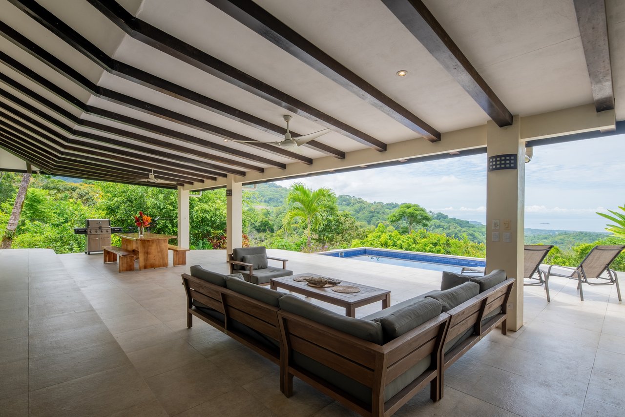 6.45 ACRES – 3 Bedroom Luxury Ocean View Home Surrounded By Vibrant Rainforest And Wildlife!!!